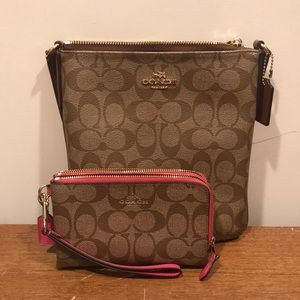 Coach Crossbody and Wristlet!